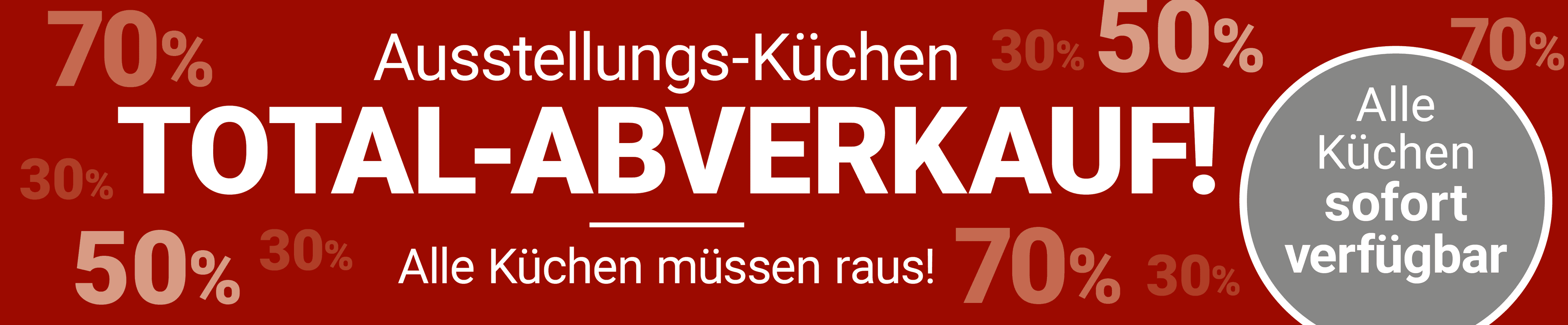 Ausstellungs-Küchen Total Abverkauf